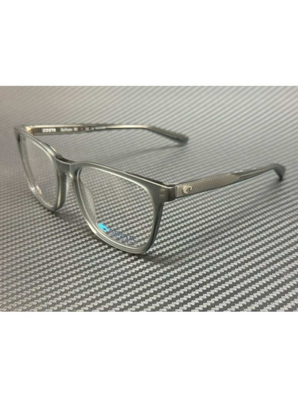 New Costa Del Mar Men Matte Grey Eyeglasses 53-20-140